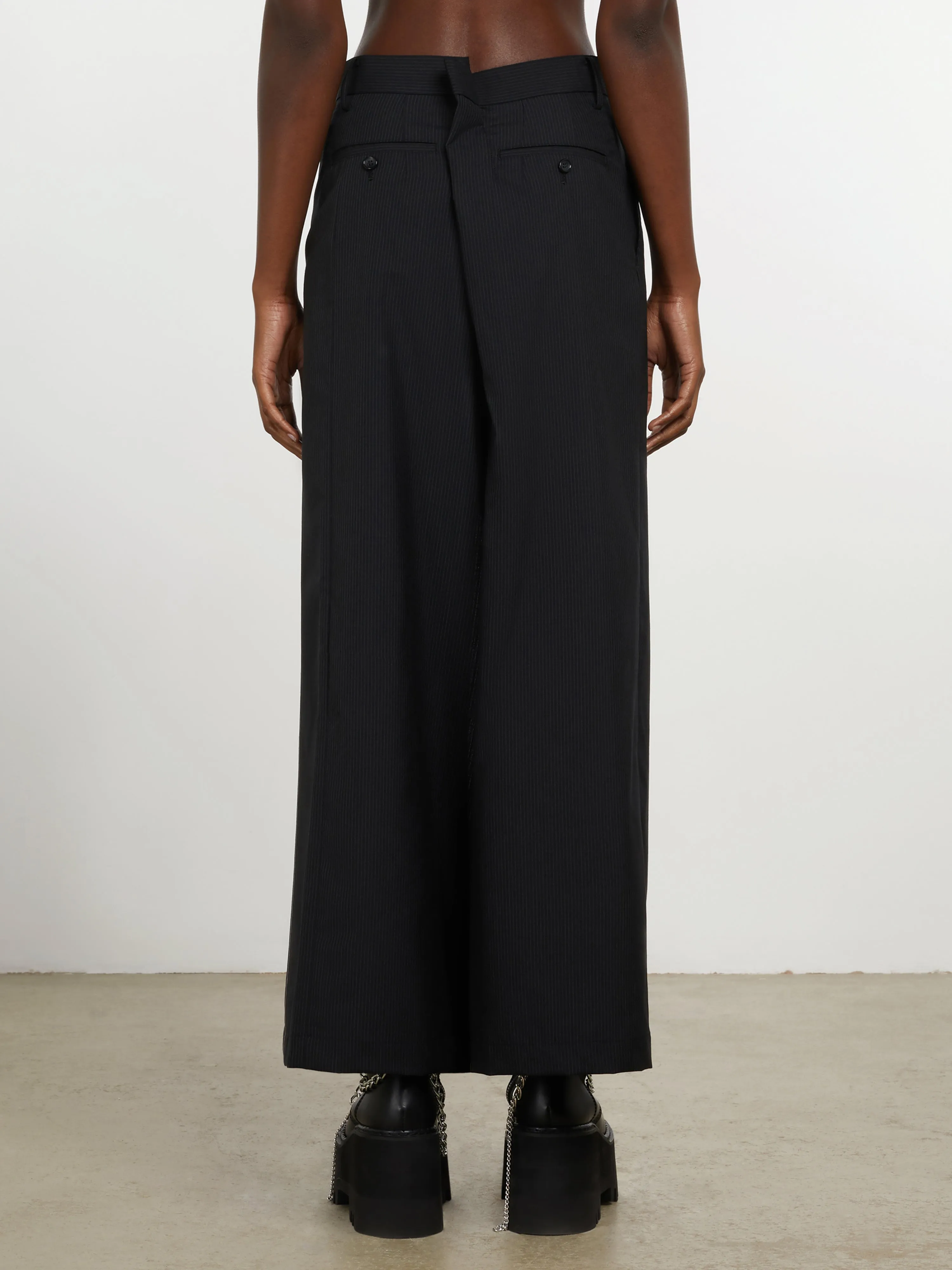 Junya Watanabe - Skirt Pants - (Black/White)