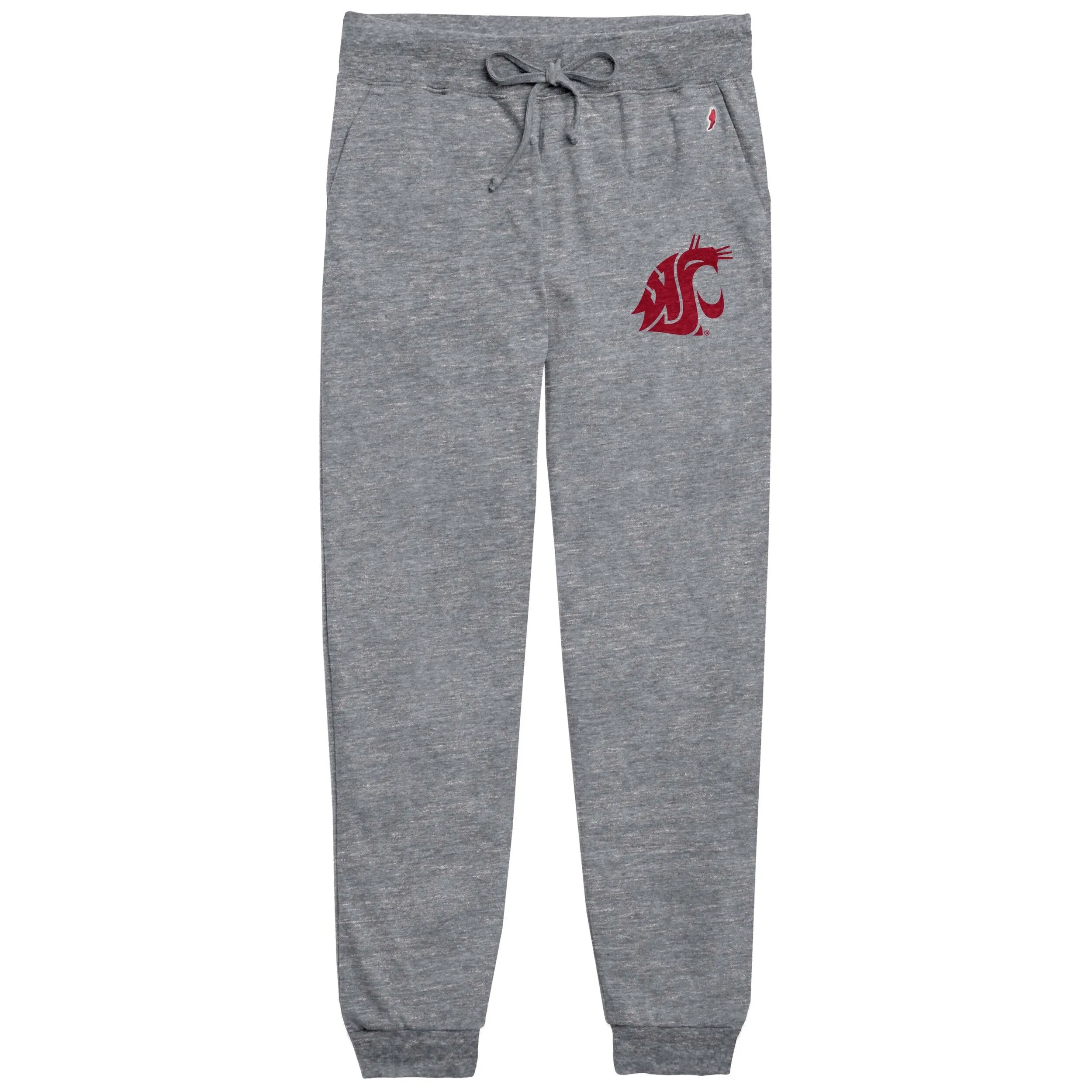 League Ladies WSU Cougar's Gray Light Weight Jogger Sweats