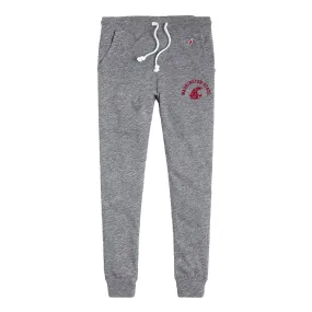 League Men's Washington State Grey Jogger Sweats