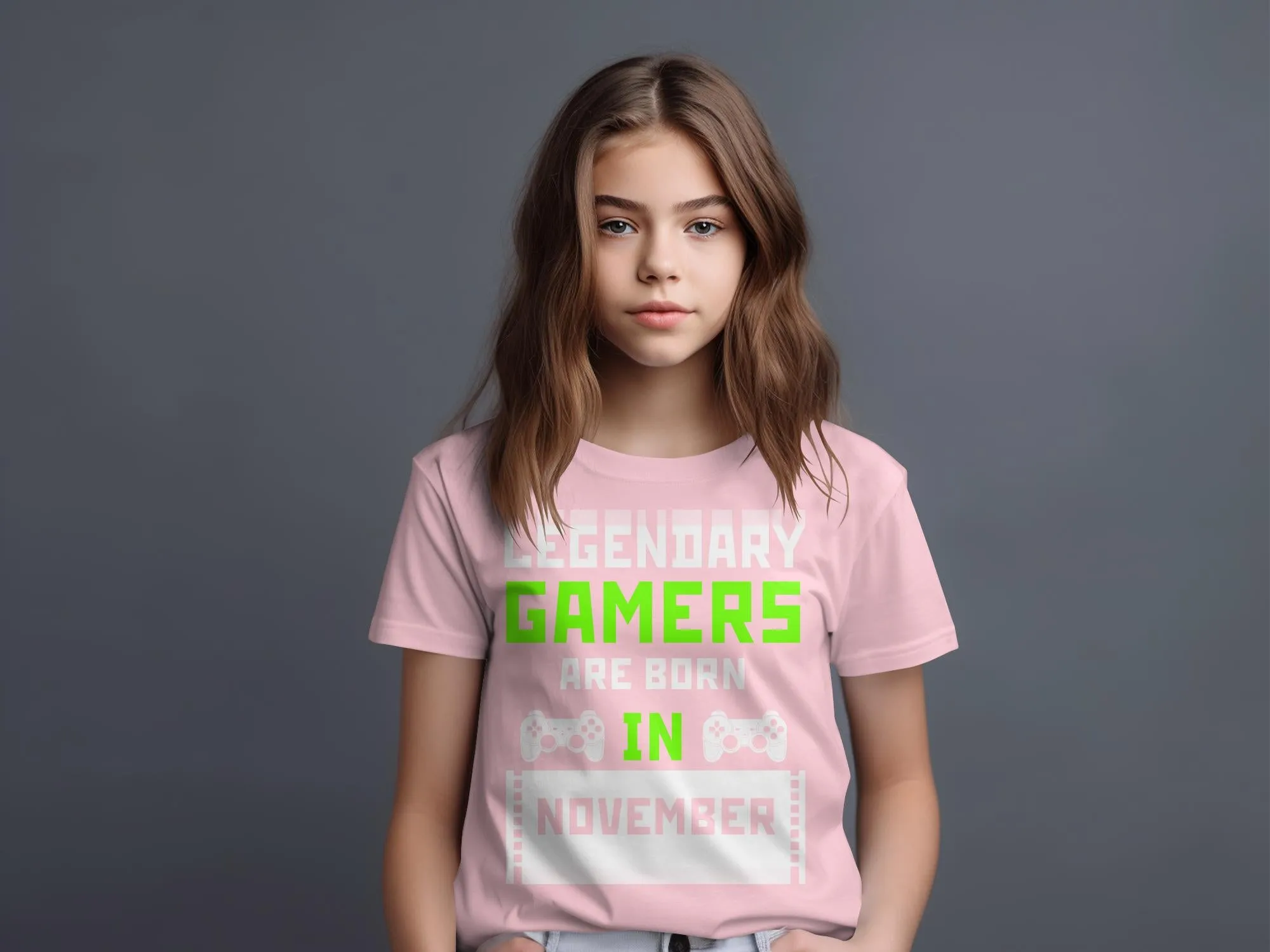 Legendary Gamers Are Born In November T-Shirt