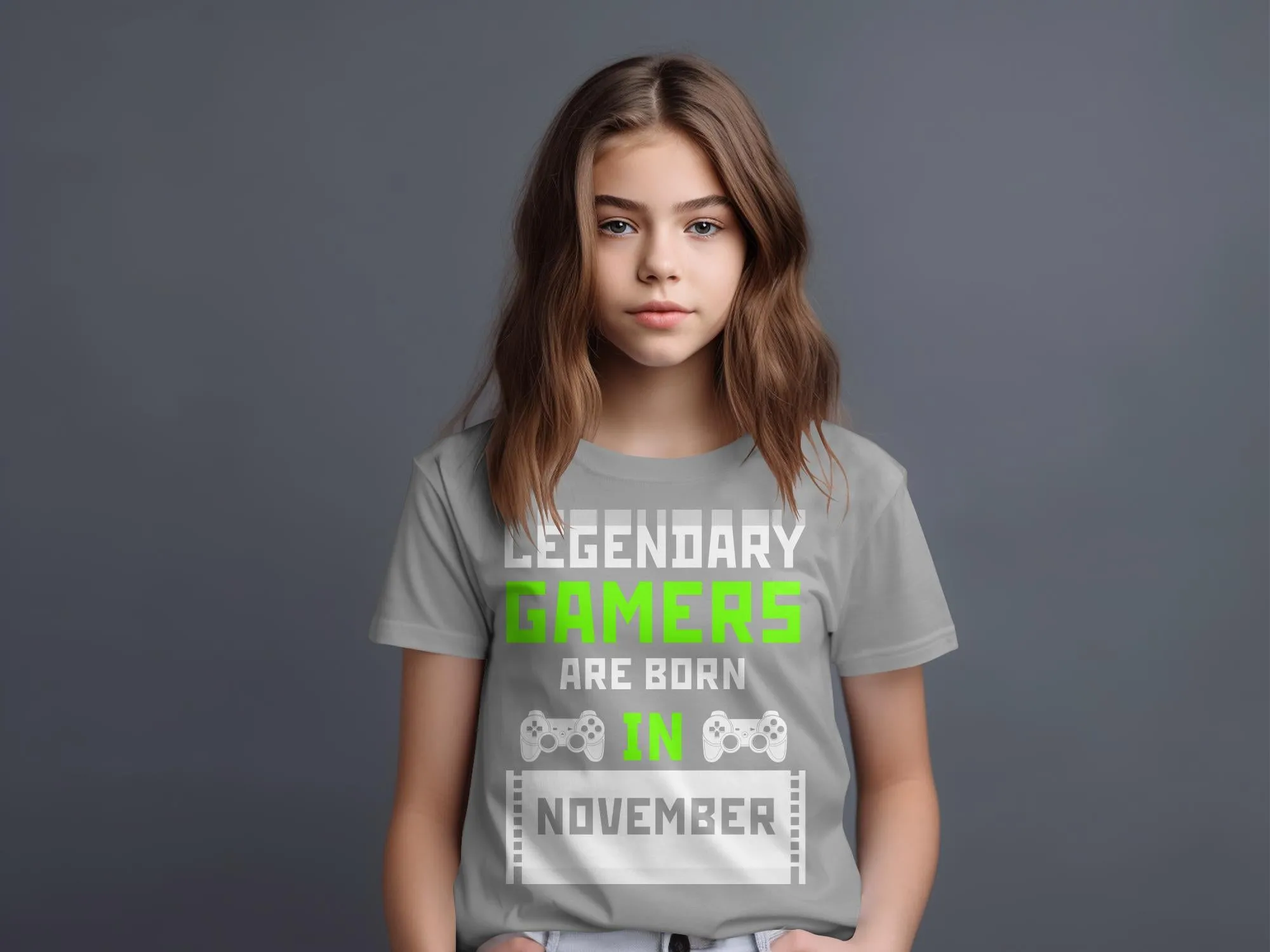 Legendary Gamers Are Born In November T-Shirt