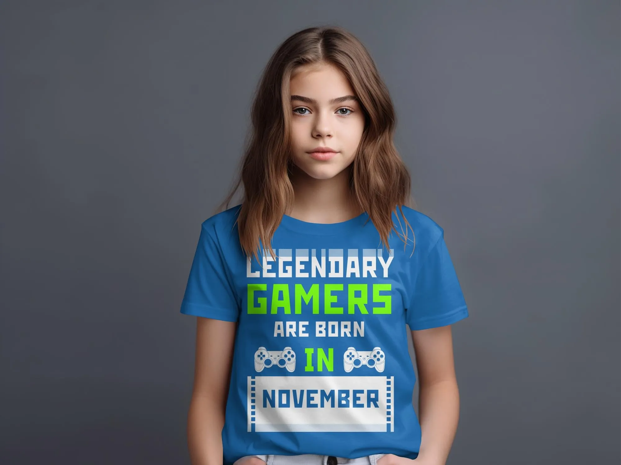 Legendary Gamers Are Born In November T-Shirt