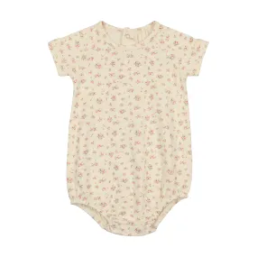 Lilette By Lil Legs Bouquet Romper Cream