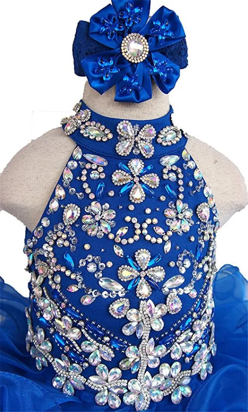 Little Princess Nations Glitz Cupcake Pageant Dress For Baby Girl