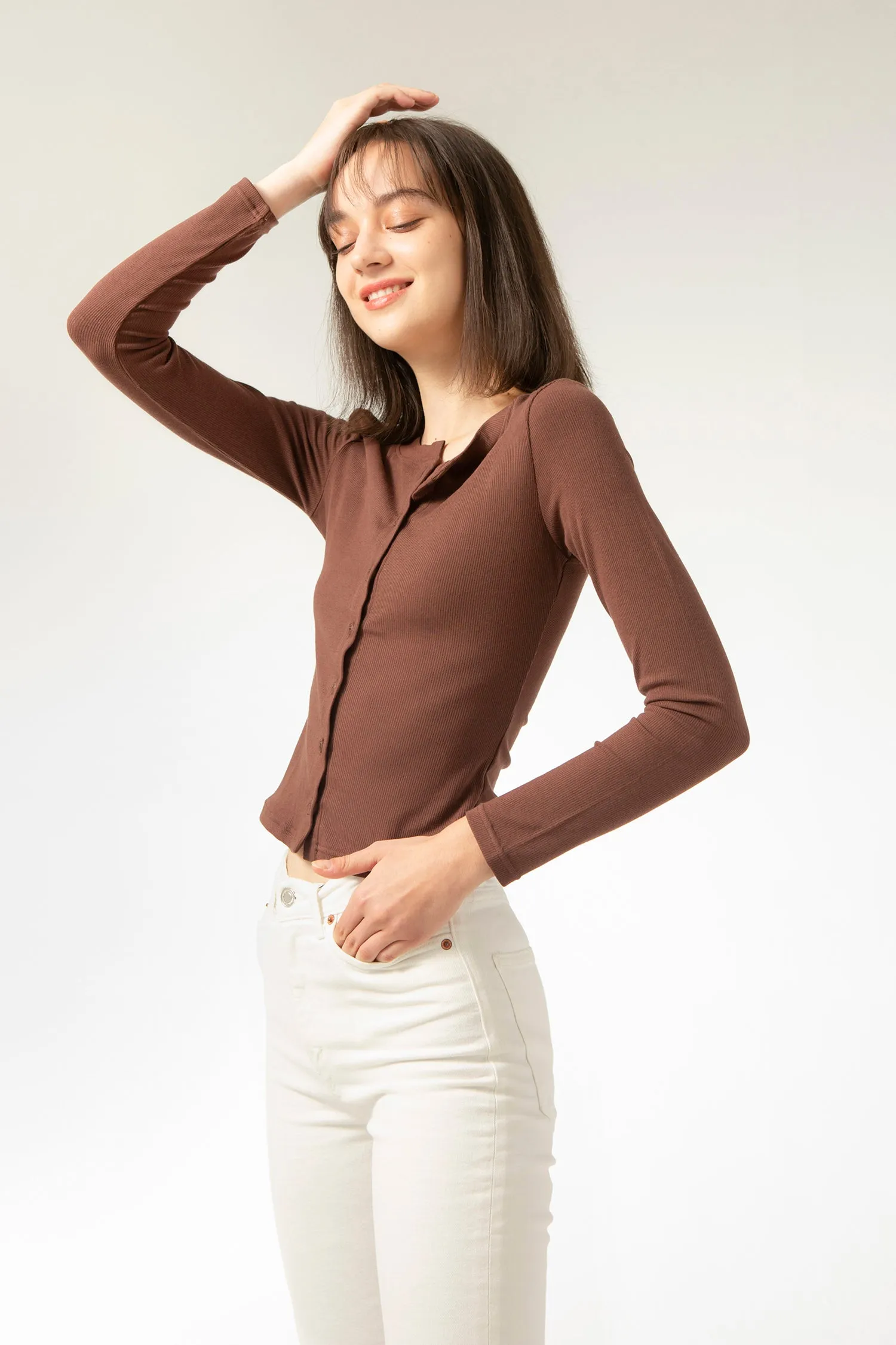 LUV Cardigan - Mocha