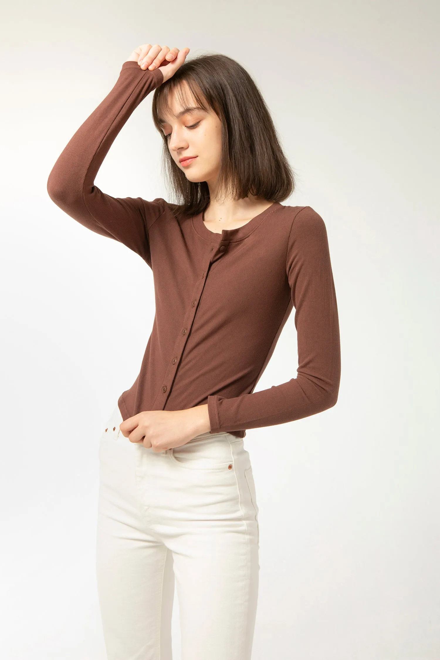 LUV Cardigan - Mocha