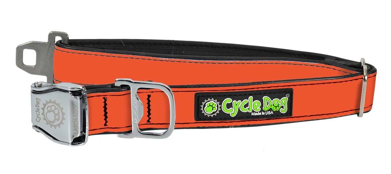 MAX Reflective Dog Collar with Latch-Lock Metal Buckle