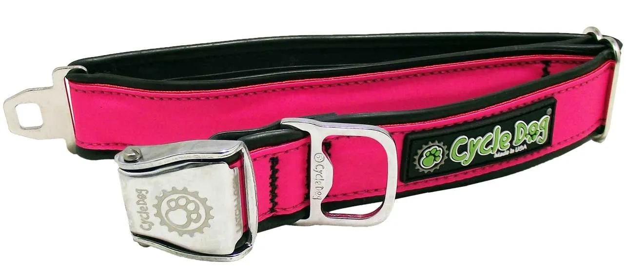 MAX Reflective Dog Collar with Latch-Lock Metal Buckle