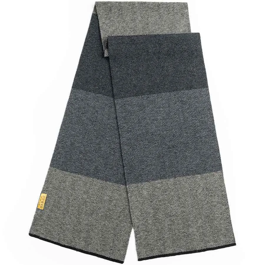 Mens Ilmio Wool Knit Scarf #07