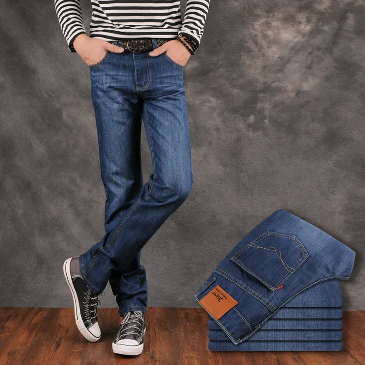 Men's Straight Slim Jeans