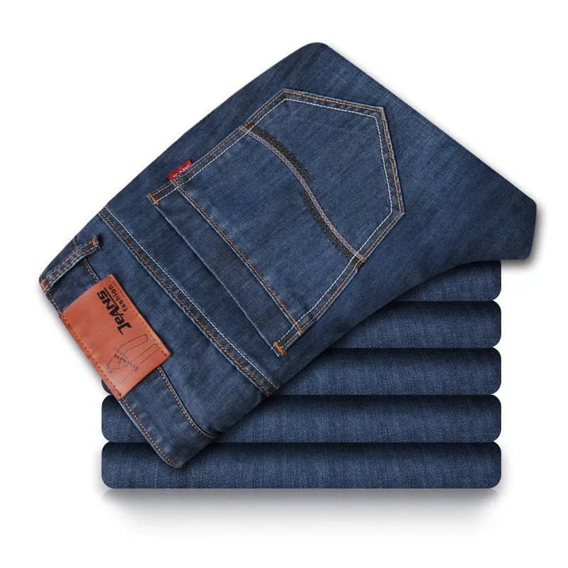 Men's Straight Slim Jeans