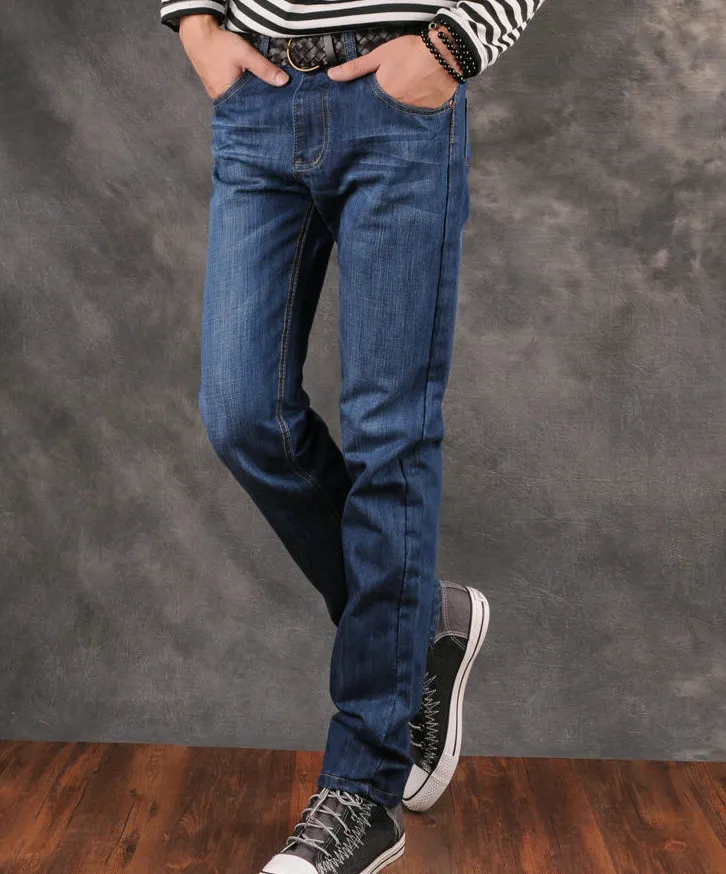 Men's Straight Slim Jeans