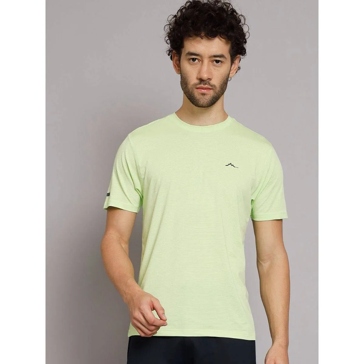 Men's Ultralight Athletic Half Sleeves T-Shirt - Lime