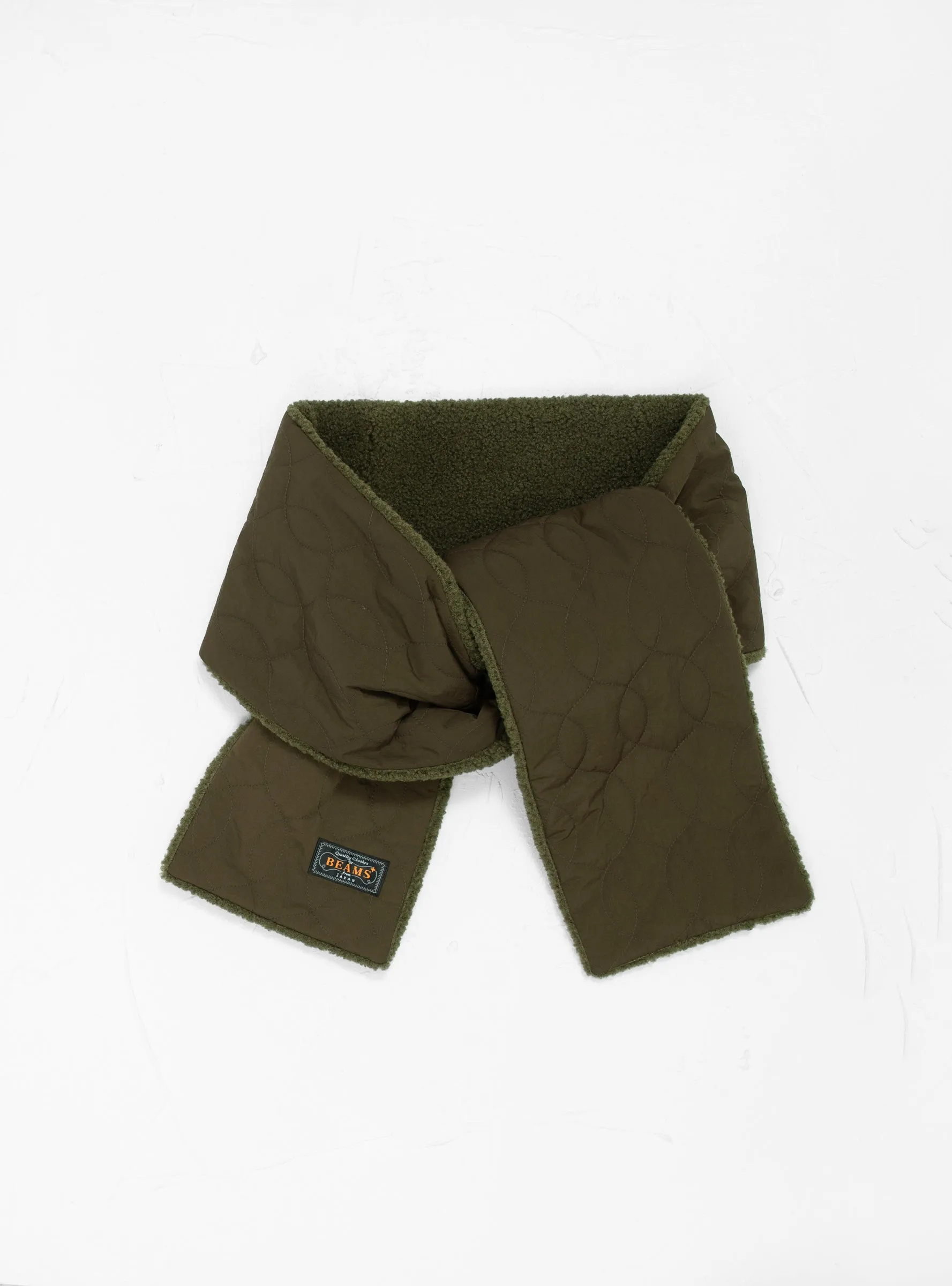 Muffler Boa Quilt Olive