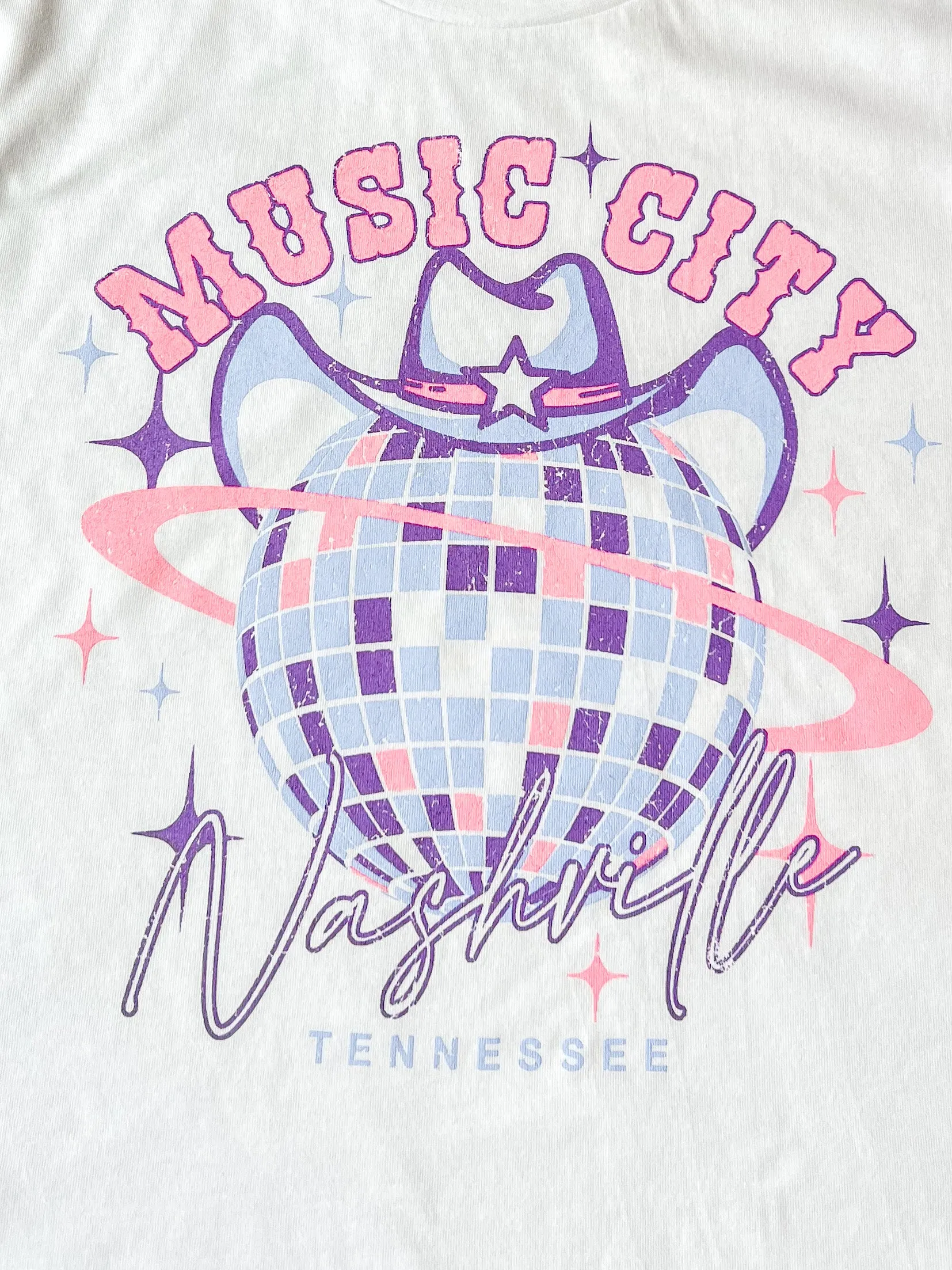 Music City Cropped Tee