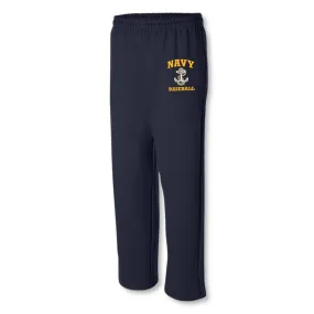 Navy Anchor Baseball Sweatpant