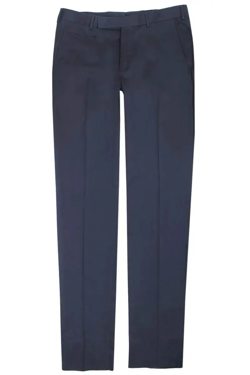 Navy Tailored Slim Fit Trousers