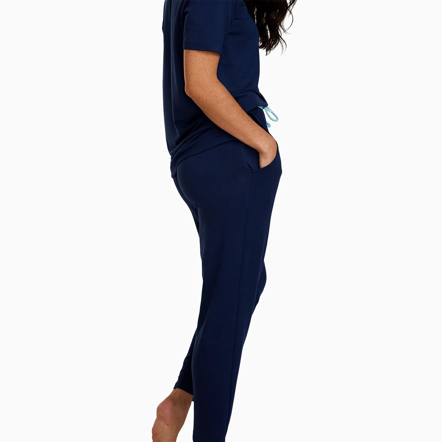 Navy/Mint Long Jambys