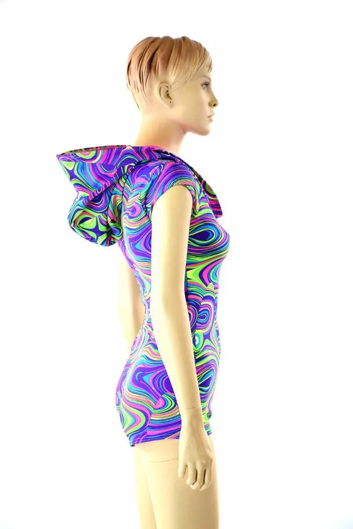 Neon Glow Worm Romper