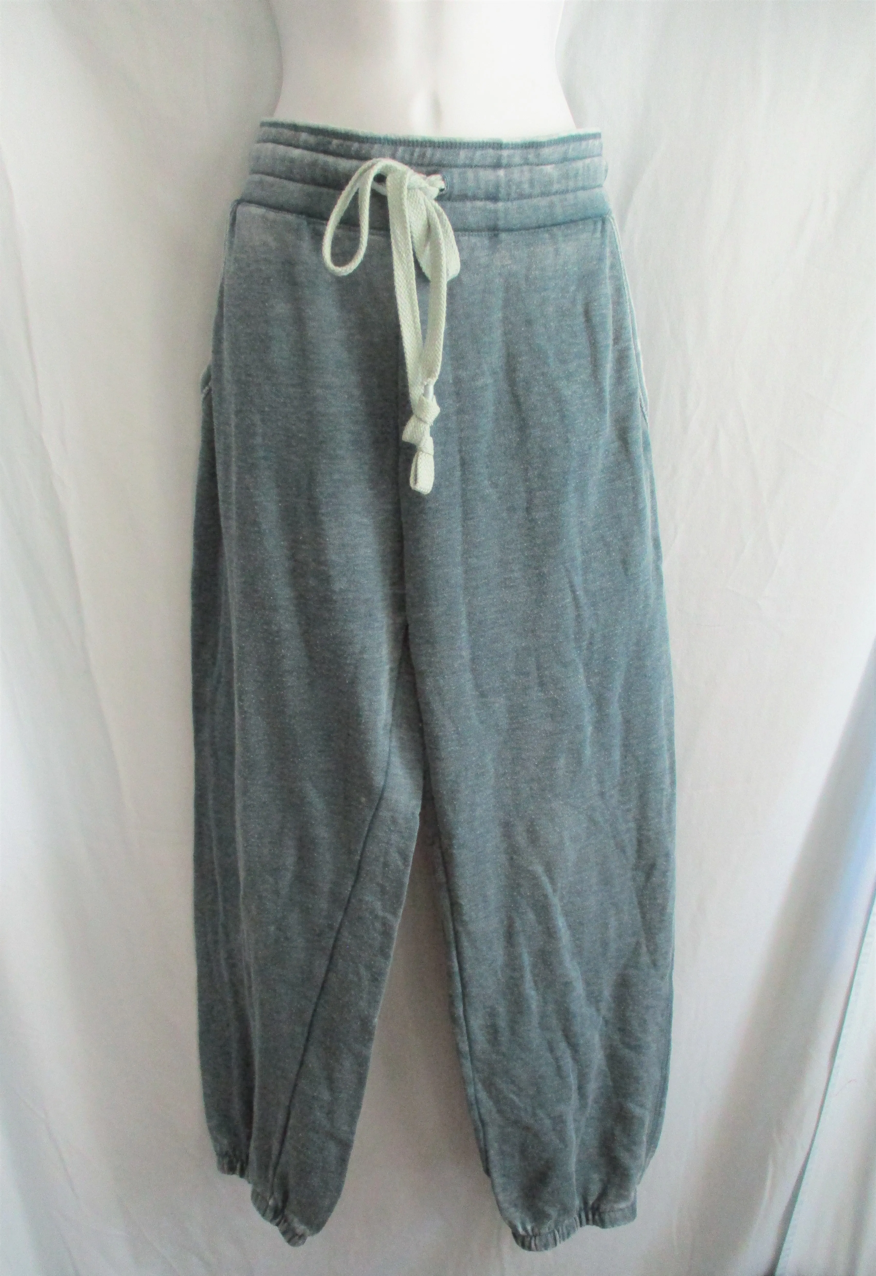 NEW SATURDAY SUNDAY ANTHROPOLOGIE Sweatpant Yoga Pant Athletic Lounge Jogger S BLUE