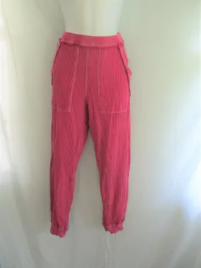 NEW SUNDANCE WINTER POSTCARD PANT Sweatpant Yoga Athletic Lounge WAFFLE S BERRY RED PURPLE