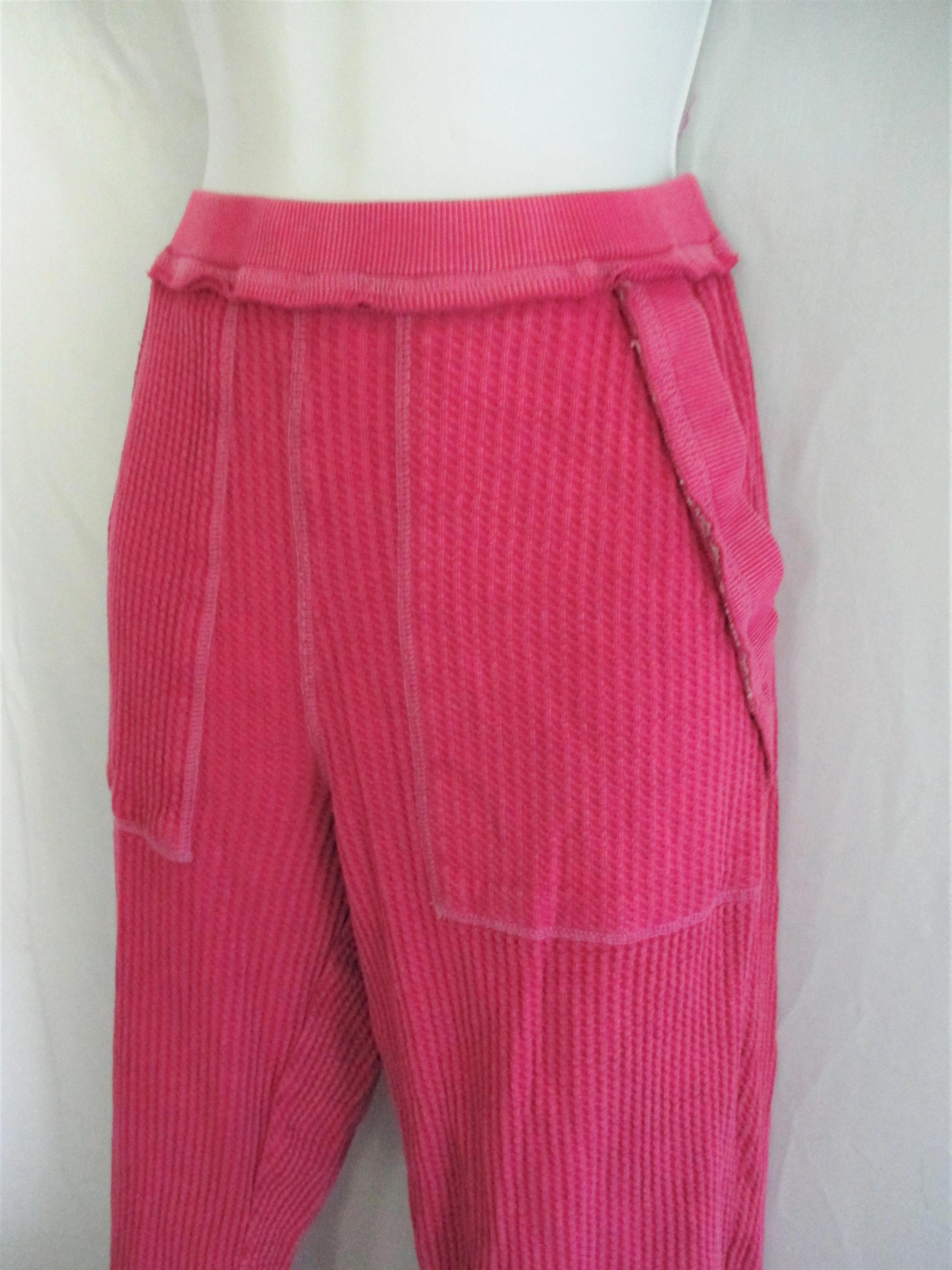 NEW SUNDANCE WINTER POSTCARD PANT Sweatpant Yoga Athletic Lounge WAFFLE S BERRY RED PURPLE