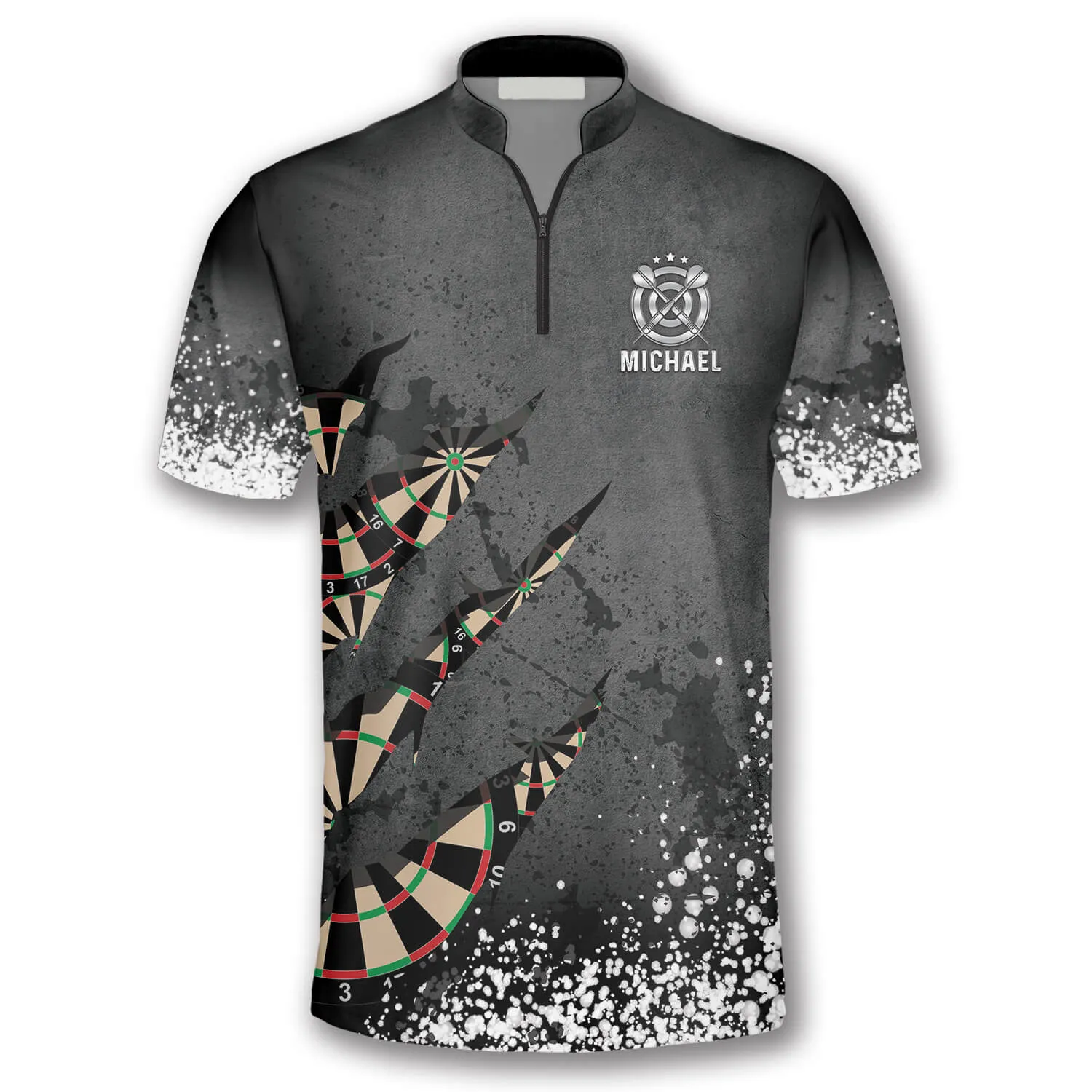 Paint Splash Custom Darts Jerseys for Men, 3D All Over Print Dart Shirt, Dart Jersey Shirt