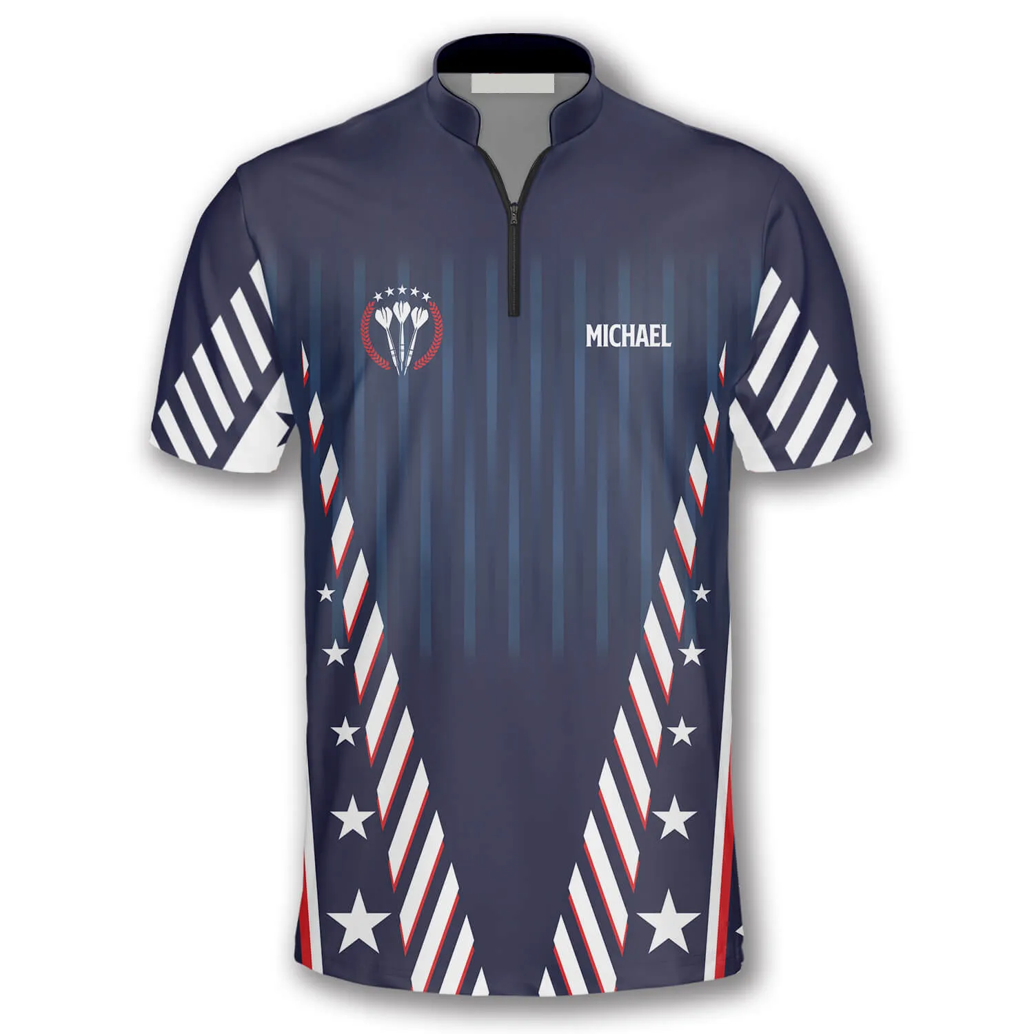 Patriots Athlete Us Flag Custom Darts Jerseys for Men, Flag Shirt, Dart Team Shirt