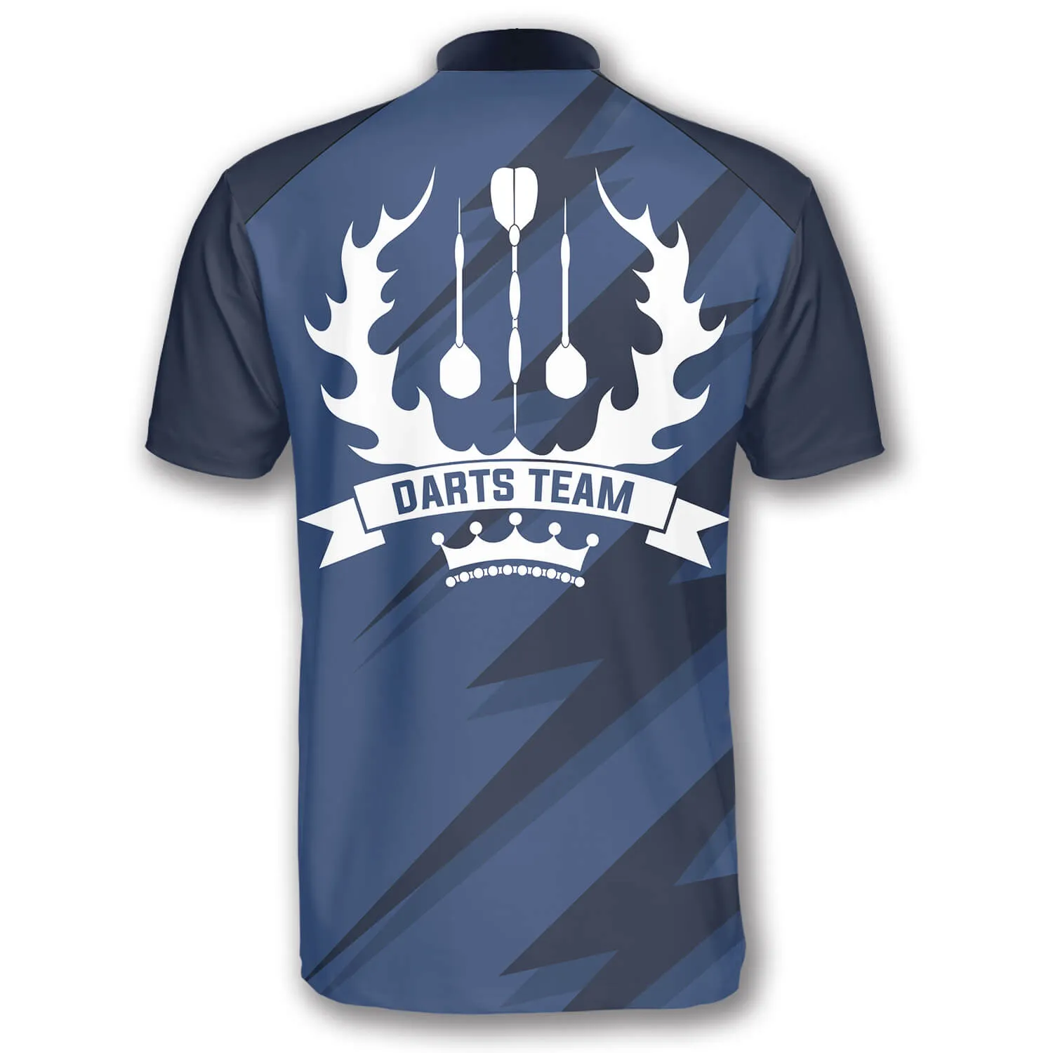 Personalized Name Team Blue Lightning Custom Darts Jerseys For Men, Idea Gift for Dart Team