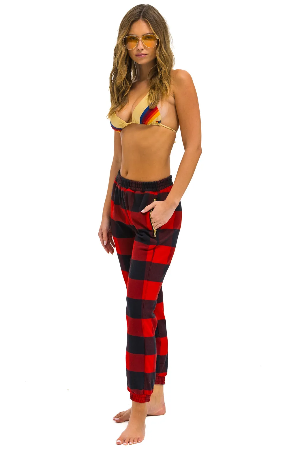 PLAID LODGE PANT - BUFFALO PLAID