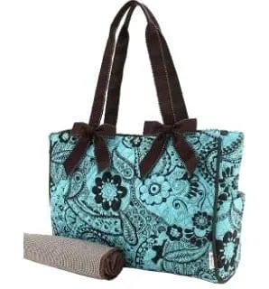 QPF2703 Quilted Solid Diaper Bag