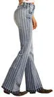 Rock N Roll Cowgirl Womens Ladies High Rise Striped Trousers #W8H2533