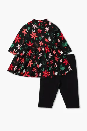 SALE - Turtleneck Let's Dance Dress Bundle_Holiday Florals