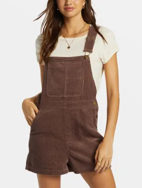 Sand Canyon Cord Overall Shorts