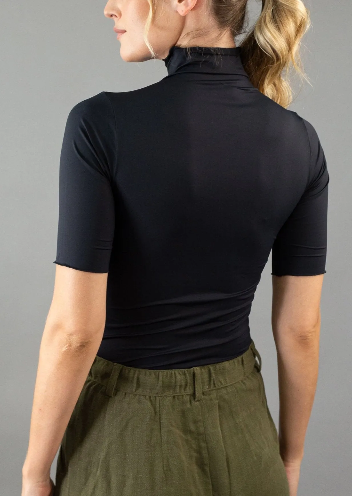 Short Sleeve Turtleneck