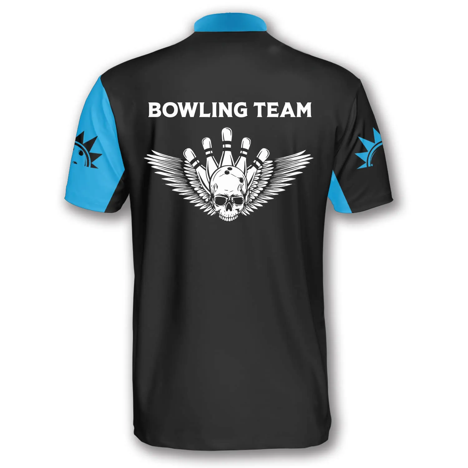 Skull Strike King Custom Bowling Jerseys for Men, Bowling Skull Wing Shirt, Skull Shirt