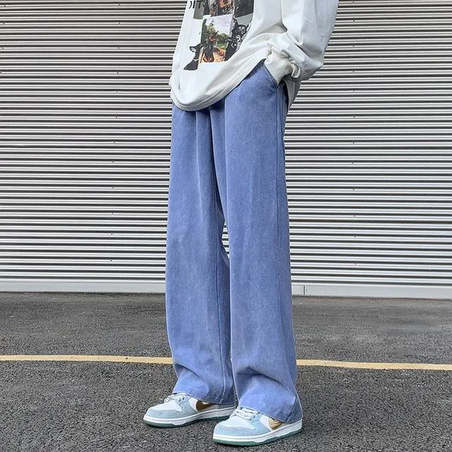 Soft Spring Straight Baggy Jeans