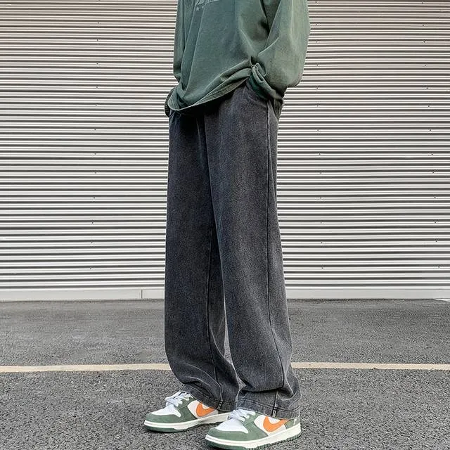 Soft Spring Straight Baggy Jeans