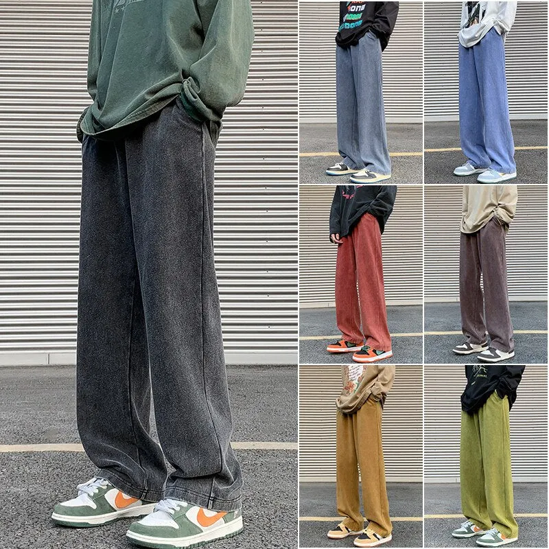 Soft Spring Straight Baggy Jeans