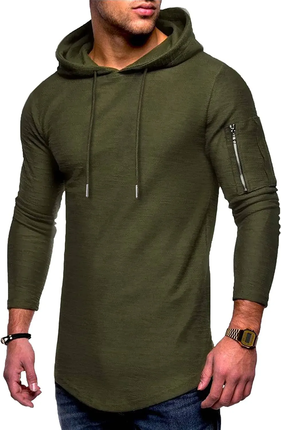 Solid Color Athletic Hoodie (US Only)