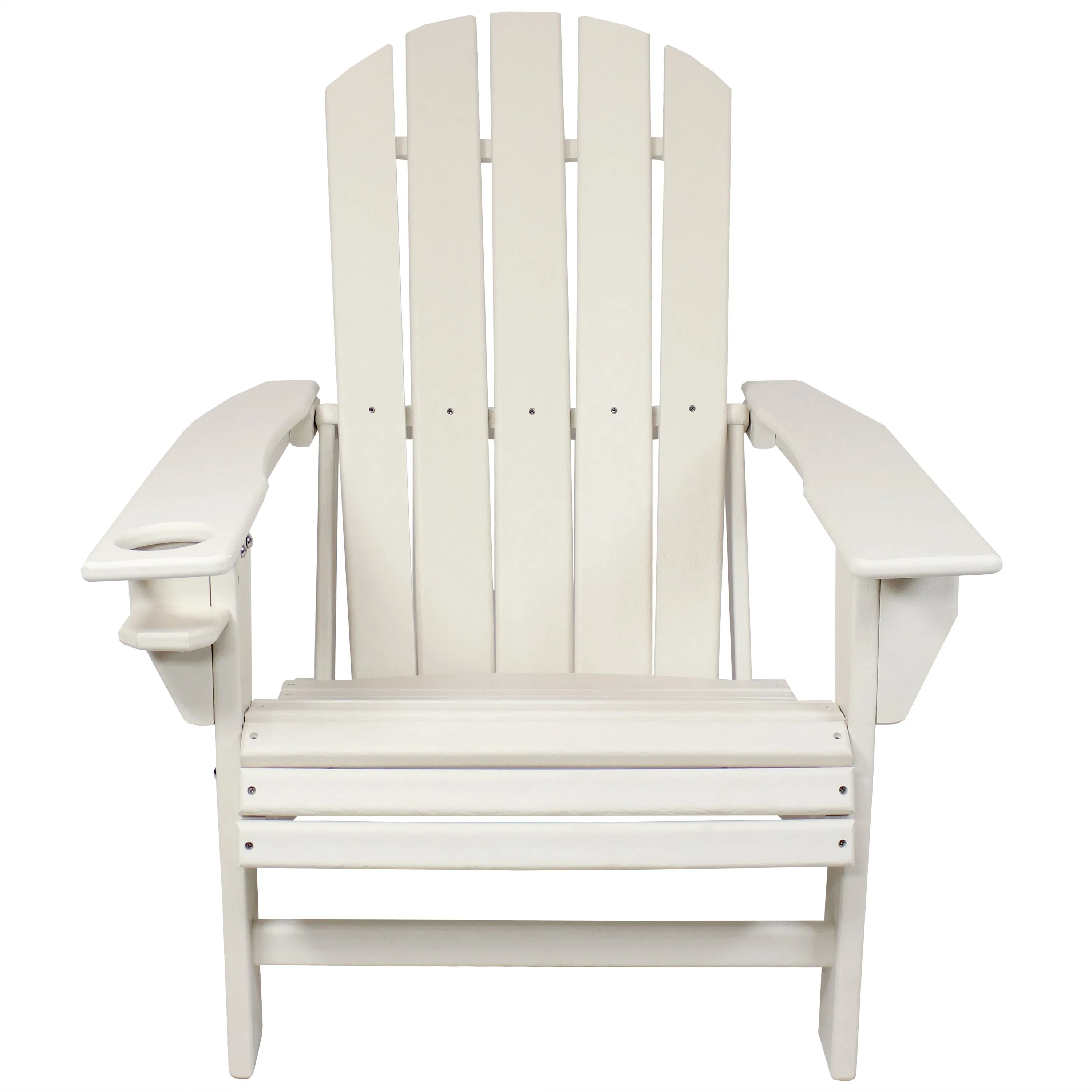 Sunnydaze All-Weather Lake-Style Adirondack Chair with Cup Holder