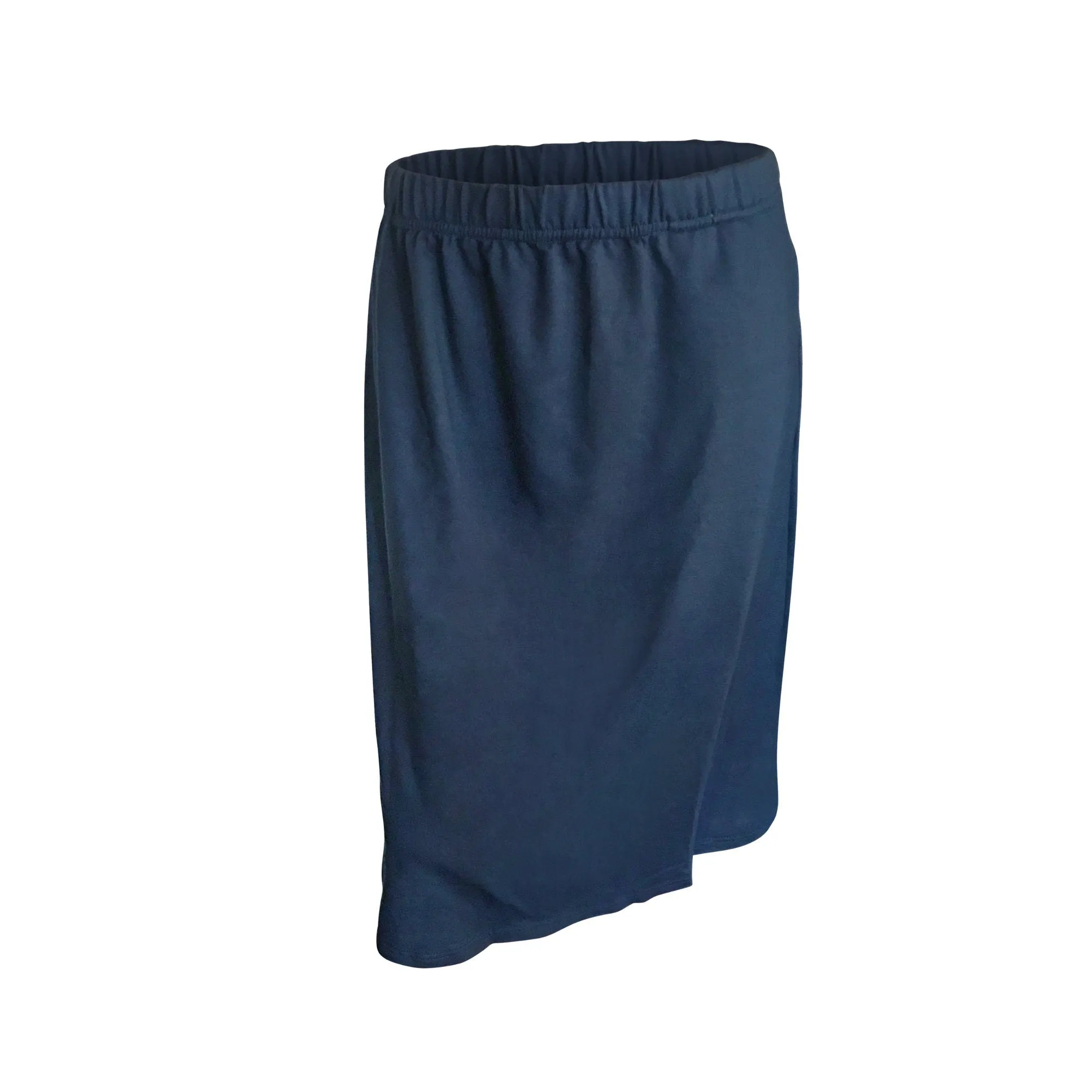 Super Soft Athletic Skirt Travel Skirt Exercise Skirt Modest Wear Sports Skirt Navy Blue with Deep Pockets, tzniut skirt