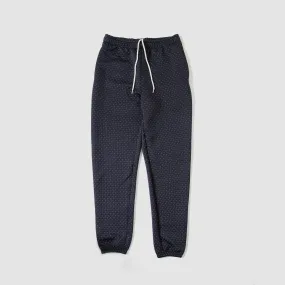 Sweatpants - Cross Stitch Quilt Navy