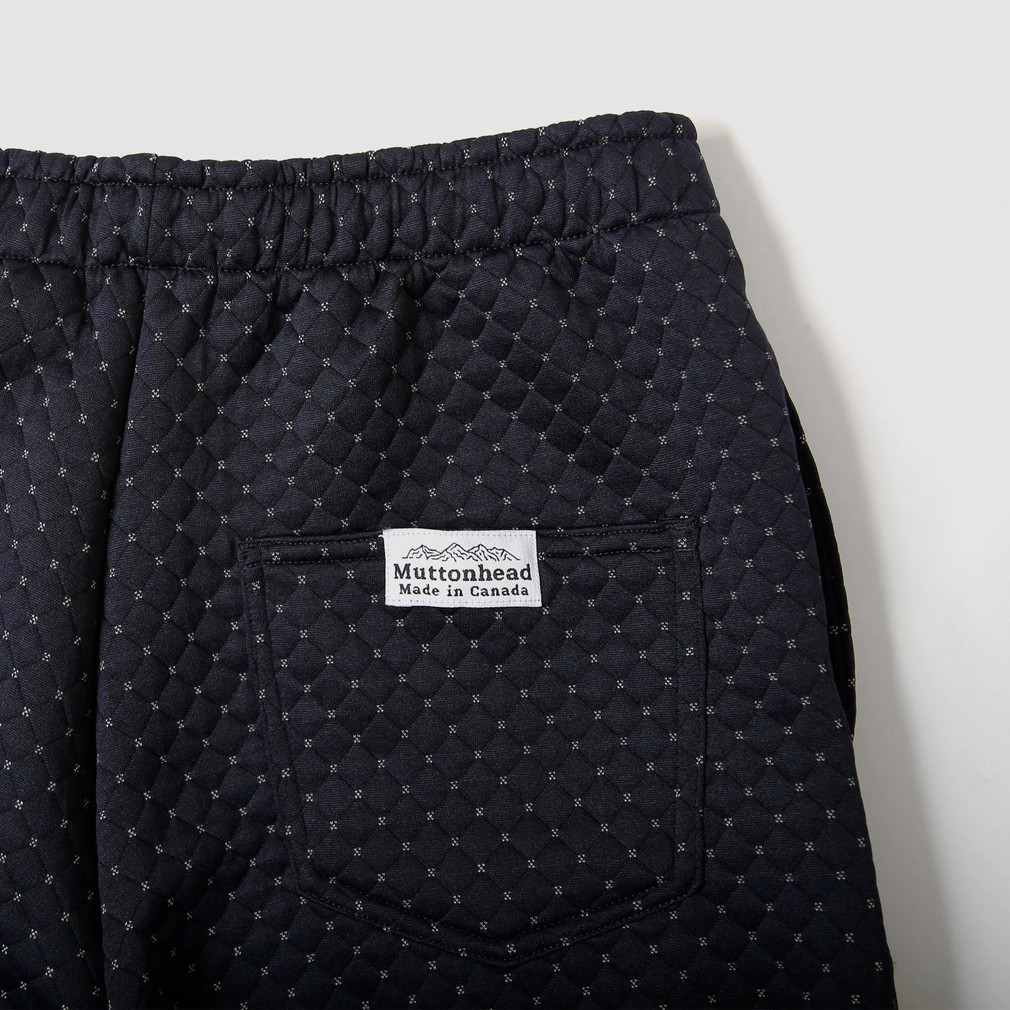 Sweatpants - Cross Stitch Quilt Navy