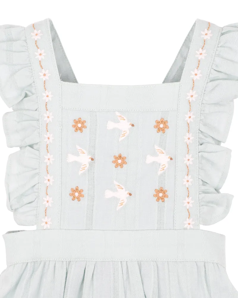 SWEET SPOT EMBROIDERED OVERALL