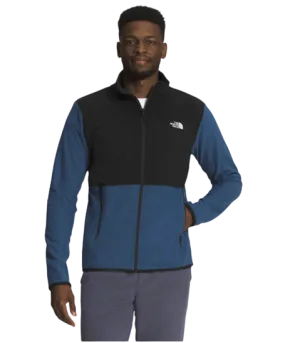 The North Face TKA Glacier Mens Full Zip Shady Blue/TNF Black