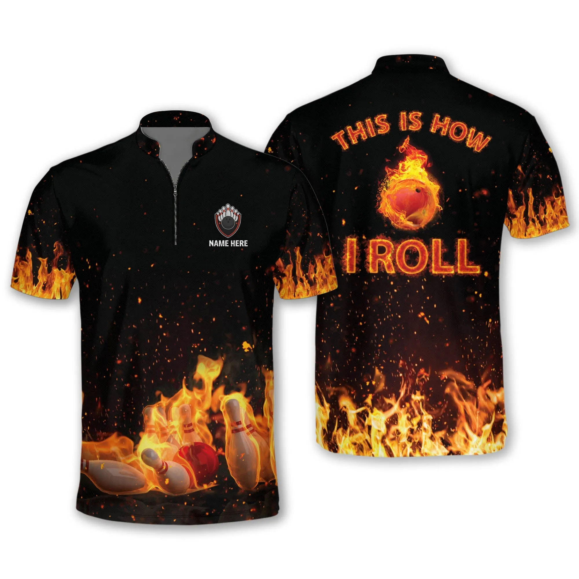 This Is How I Roll Bowling League Jersey Shirts For Men, Shirt for Bowler