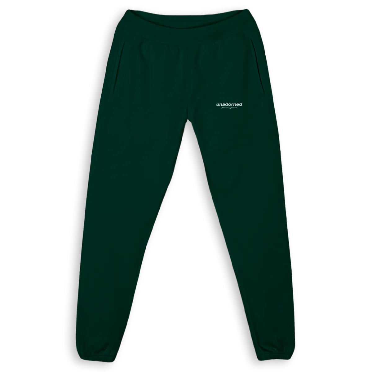 UNADORNED JOGGERS Wild Green Sweatpants.