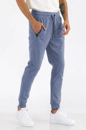 Urban Comfort Men's Heathered Cotton Sweatpants - Style and Comfort Combined