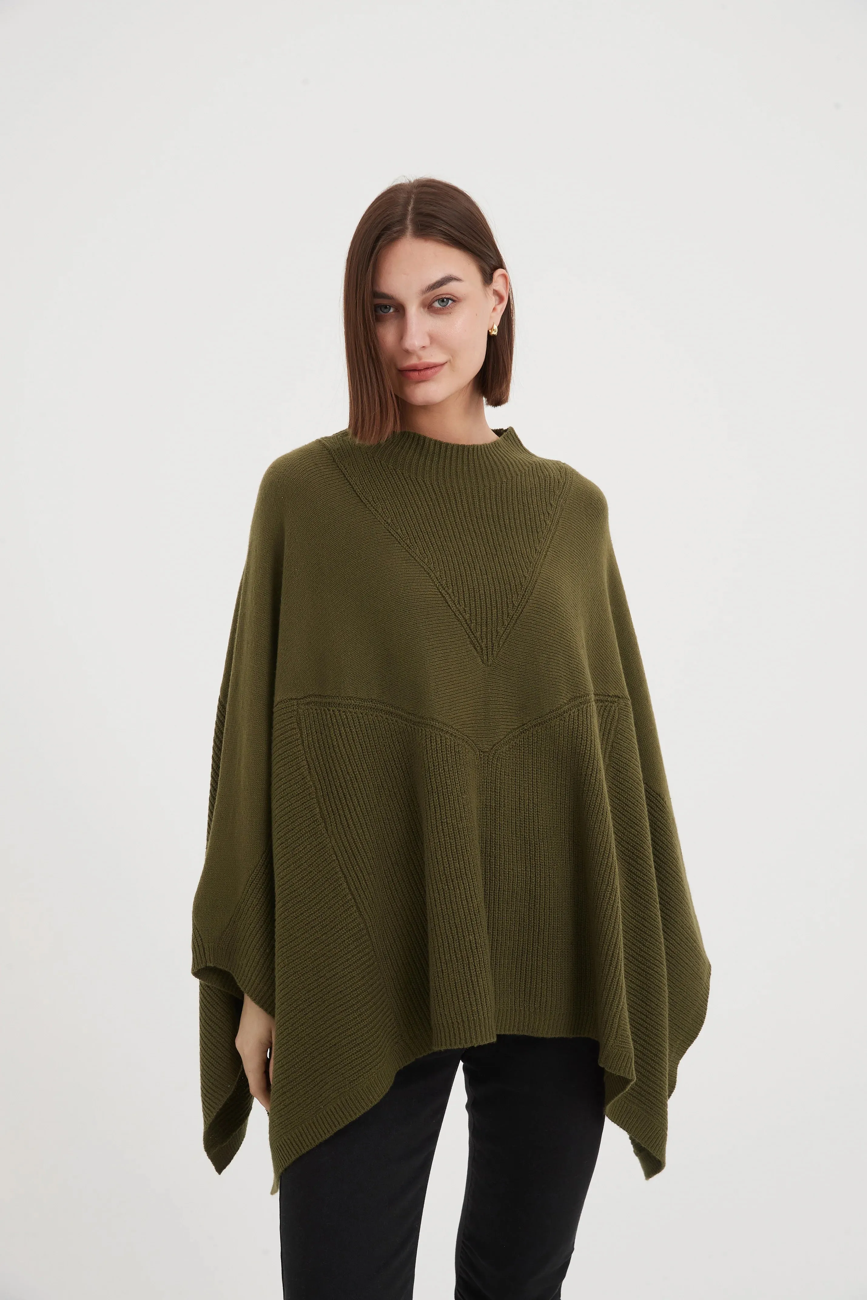 V Detail Oversized Knit / ONESIZE